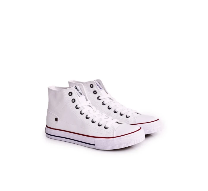 Pánské klasické vysoké tenisky BIG STAR DD174251 Bílé