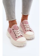 Dámské tenisky na masivní podrážce Big Star model 21653730 Růžové - Big Star Shoes Dámské tenisky na masivní podrážce Big Star model 21653730 Růžové - Big Star Shoes