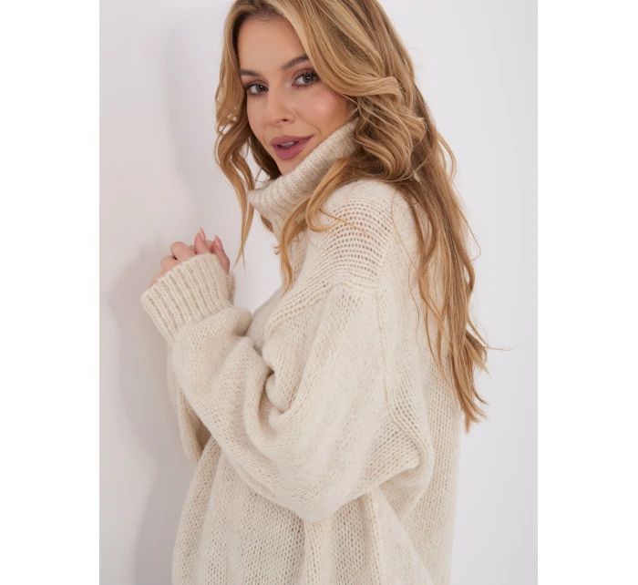 Sweter IN SW model 21782339 jasny beżowy - FPrice