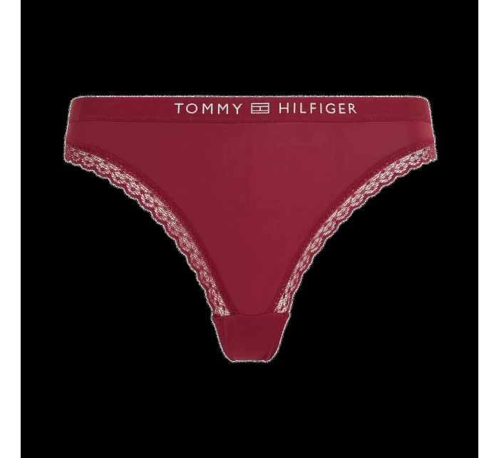 Dámské kalhotky Tonal Logo Lace UW0UW04183-XJS - Tommy Hilfiger