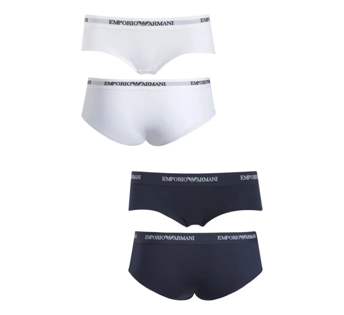 Kalhotky 2pcs 163263 CC317 10410 bílotmavěmodrá - Emporio Armani Kalhotky 2pcs 163263 CC317 10410 bílotmavěmodrá - Emporio Armani