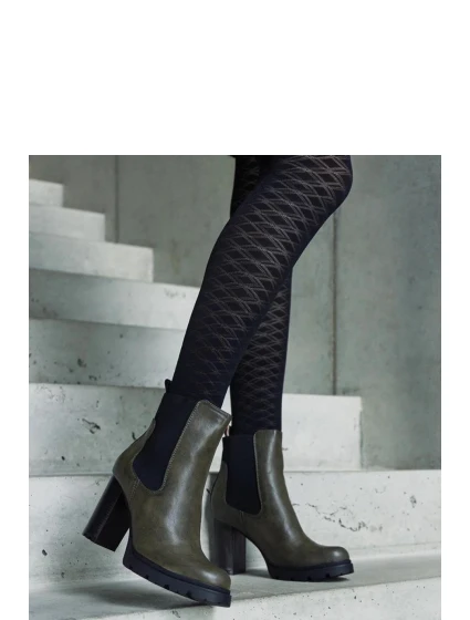 Boty na podpatku model 206439 Solea Boty na podpatku model 206439 Solea