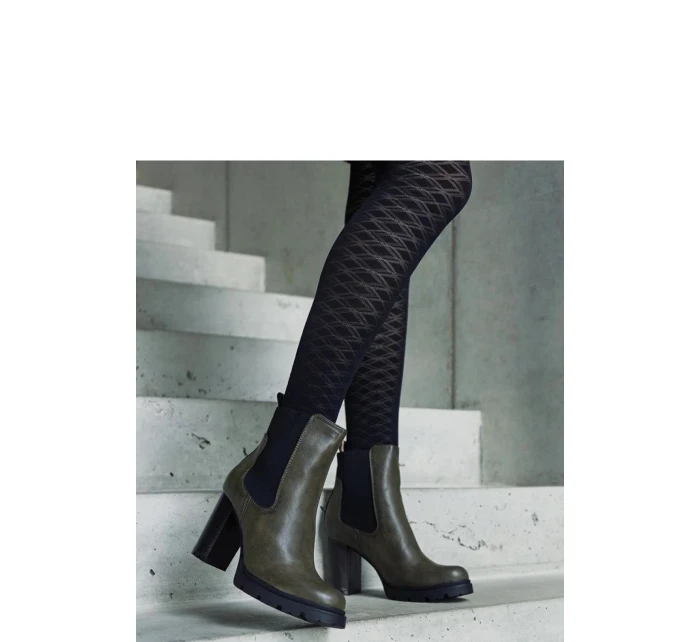 Boty na podpatku model 206439 Solea Boty na podpatku model 206439 Solea