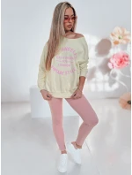 Dámské legíny s vysokým pasem SOFLEGG pink FashionStreet UY2513