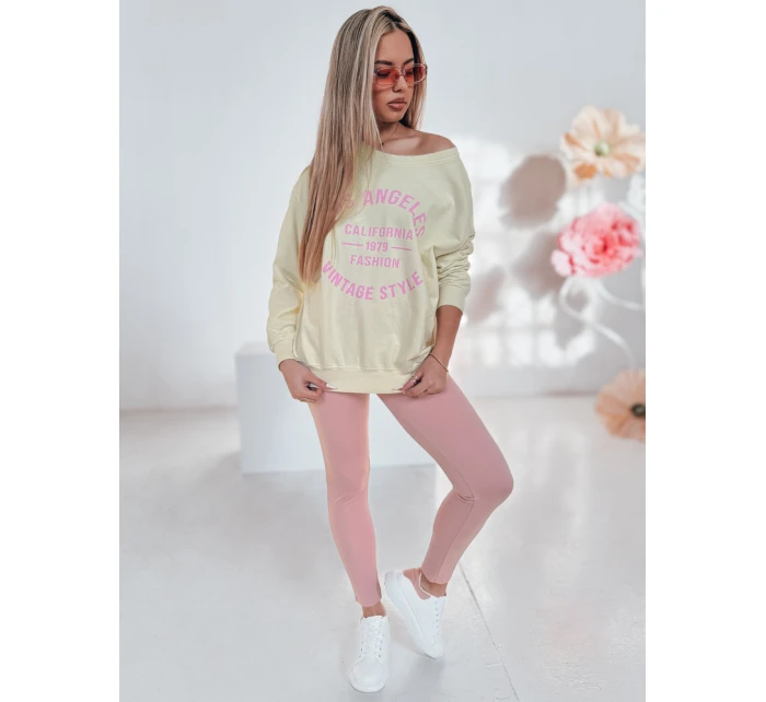 Dámské legíny s vysokým pasem SOFLEGG pink FashionStreet UY2513