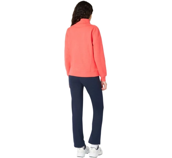 Dámská kombinéza s oranžová a tmavě modrá tepláková souprava model 21812365 - CHAMPION Dámská kombinéza s oranžová a tmavě modrá tepláková souprava model 21812365 - CHAMPION