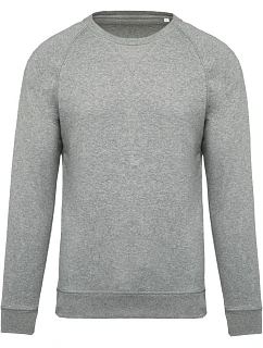 K 480 Pánská raglánová mikina z bio bavlny model 22509671 grey heather - Kariban
