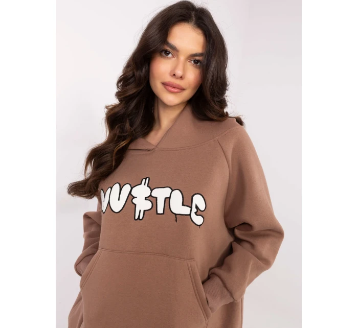 Mikina EM BL model 20822509 hnědá - FPrice Mikina EM BL model 20822509 hnědá - FPrice