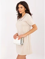 Sukienka MI SK model 22120695 beżowy - FPrice