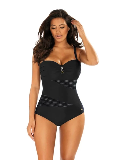 Dámské jednodílné plavky S8030DR-19s Portofino 1 černá - Self