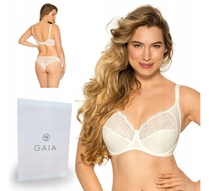 Dámská podprsenka Ecru model 21776963 - Gaia Dámská podprsenka Ecru model 21776963 - Gaia