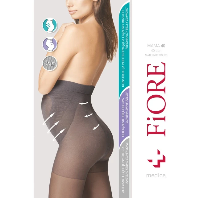 Dámské punčochové kalhoty Fiore Mama M 5209 40 den 2-4 Dámské punčochové kalhoty Fiore Mama M 5209 40 den 2-4