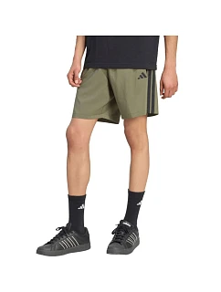 Pánské šortky Essentials 3Stripes Chelsea Lite Woven v olivové barvě model 22546116 - ADIDAS