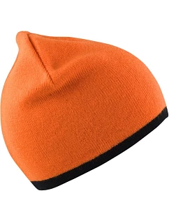 Result Headwear RC 046X Oboustranná pletená čepice 28.046X bright orange/black