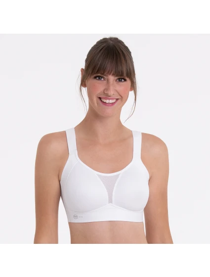 smart control sportovní podprsenka moldovaná, clean cut 5530 white - Active