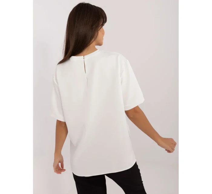 Bluzka LK BZ ecru model 20470283 - FPrice Bluzka LK BZ ecru model 20470283 - FPrice