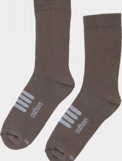 Dámské trekingové ponožky Outhorn OTHAW22UFSOU011 hnědá
