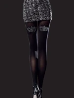 Dámské vzorované punčochové kalhoty WENECJA