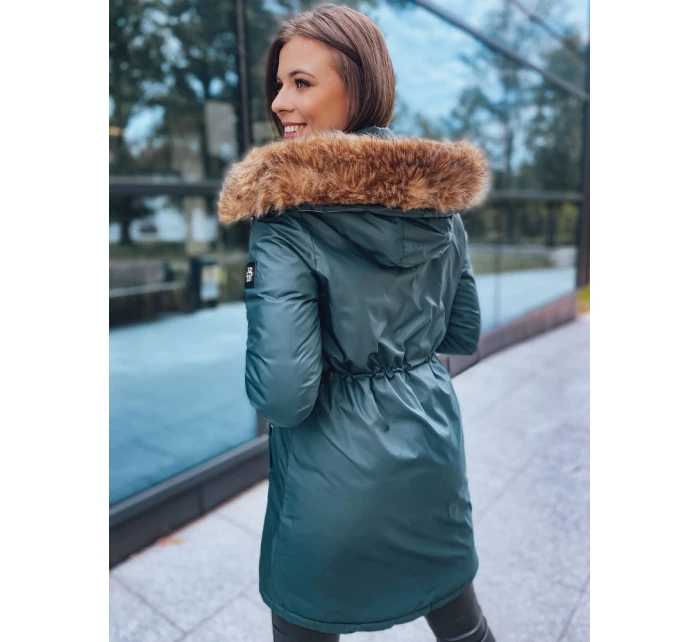 Dámská zimní bunda parka SANAH tmavě zelená FashionStreet TY2889 Dámská zimní bunda parka SANAH tmavě zelená FashionStreet TY2889