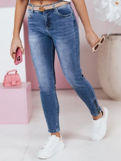 Dámské džínové úzké kalhoty WERNI navy blue FashionStreet UY2366
