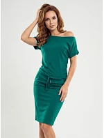 model 21083440 Sportovní šaty s krátkým rukávem mořská barva - numoco model 21083440 Sportovní šaty s krátkým rukávem mořská barva - numoco