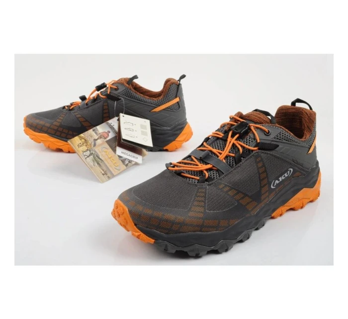 pánská trekingová sportovní obuv  šedá oranžová model 21948454 - Aku