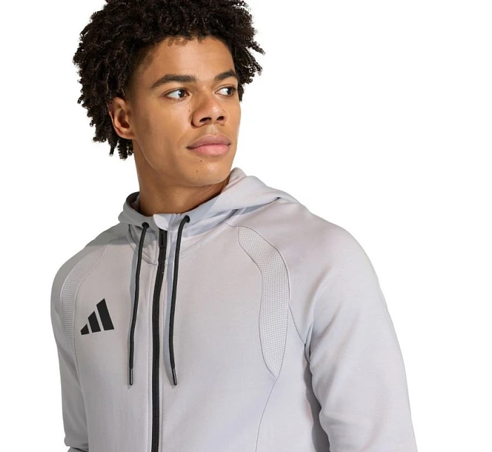 Pánská mikina adidas Tiro 26 Travel Sweat Hoodie šedá KF6077 pánské