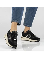 Dámské kožené polobotky černé model 22116789 dámské - FILIPPO