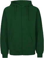 Neutral O 63301 Pánská mikina s kapucí z bio bavlny 77.6331 bottle green
