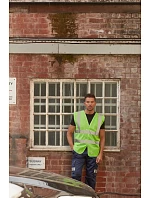Yoko HVW 120 Hi-Vis síťovaná bezpečnostní vesta 79.W120 lime Yoko HVW 120 Hi-Vis síťovaná bezpečnostní vesta 79.W120 lime