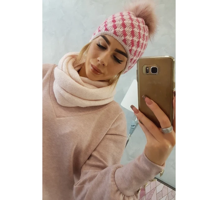 Dámská sada model 18745404 powder pink - K-Fashion Dámská sada model 18745404 powder pink - K-Fashion