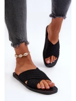 Dámské žabky Big Star model 21653856 černé - Big Star Shoes Dámské žabky Big Star model 21653856 černé - Big Star Shoes