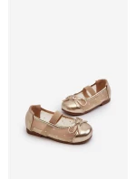 Dětské baletky s mašlí Zlaté Jellema Dětské baletky s mašlí Zlaté Jellema