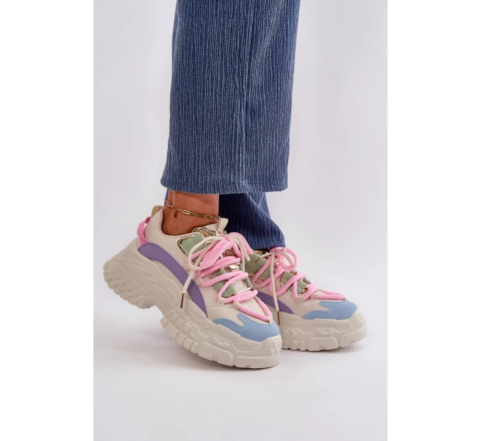 Dámské tenisky na masivní podrážce multikolor Nevela Dámské tenisky na masivní podrážce multikolor Nevela