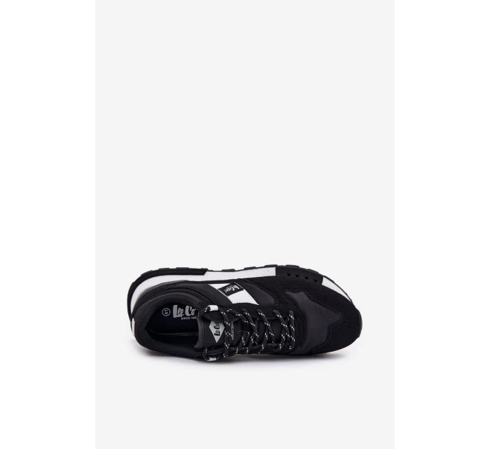 Zateplené pánské sneakers na platformě Lee Cooper LCJ-25-03-3378M černé