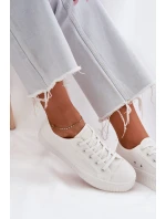 Dámské Textilní Tenisky Na Platformě Big Star model 21694349 Bílé - Big Star Shoes Dámské Textilní Tenisky Na Platformě Big Star model 21694349 Bílé - Big Star Shoes
