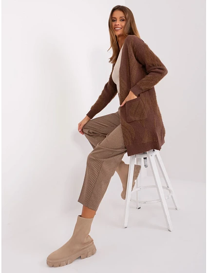 Sweter AT SW model 18990688 brązowy - FPrice
