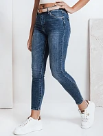 Dámské úzké džíny modré FashionStreet UY2815