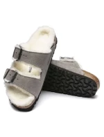 Arizona Stone semiš s ovčí vlnou regular wide dámské model 20693900 - Birkenstock