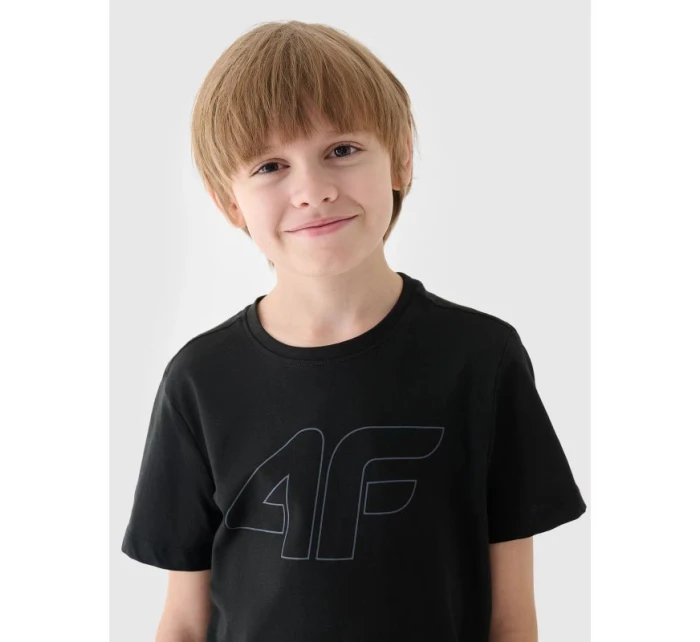 Chlapecké tričko s potiskem 4F Junior 4FJWMM00TTSHM1627-20S Chlapecké tričko s potiskem 4F Junior 4FJWMM00TTSHM1627-20S