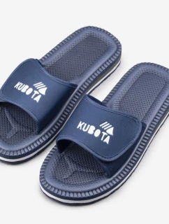 Sportovní žabky na suchý zip navy blue Kubota