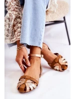 Kožené dámské sandály model 21587007 - Maciejka