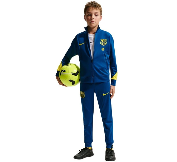 Nike FC Barcelona Strike tmavě modrá dětská tepláková souprava FZ1414 431