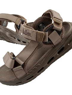 Lee Cooper pánské boty na suchý zip sandály na letní pláž světle zelené