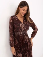 Šaty IT SK 11389 2.12P hnědé Šaty IT SK 11389 2.12P hnědé