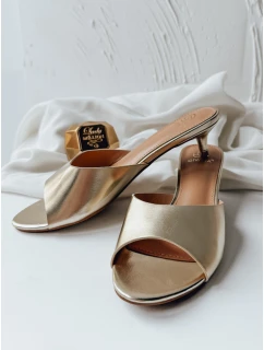 DORIMI dámské zlaté žabky FashionStreet ZY0974