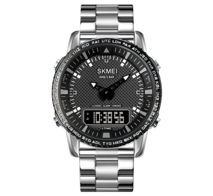 Pánské hodinky Skmei 1898SIBK + BOX Pánské hodinky Skmei 1898SIBK + BOX