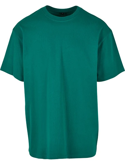 Build your Brand BY 102 Oversize tričko z těžké bavlny 56.0102 green
