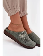 Dámská domácí obuv pantofle model 21714615 zelené - Inblu