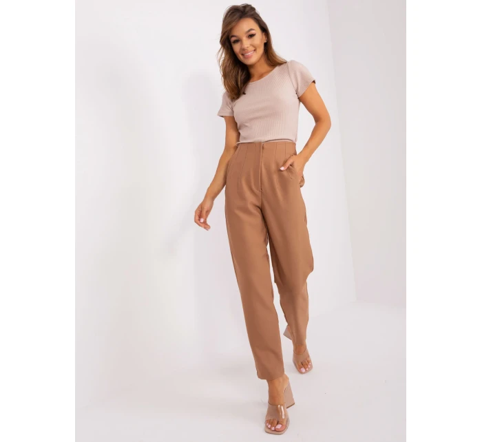 TW SP OB067 kalhoty.41P světle hnědá